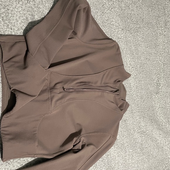 Light purple Zip Down Sweater - Picture 3 of 3